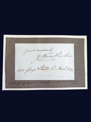 Signed catherine sinclair - catherine,