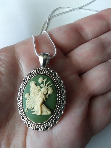 Fairy scottish thistle cameo - fairy,