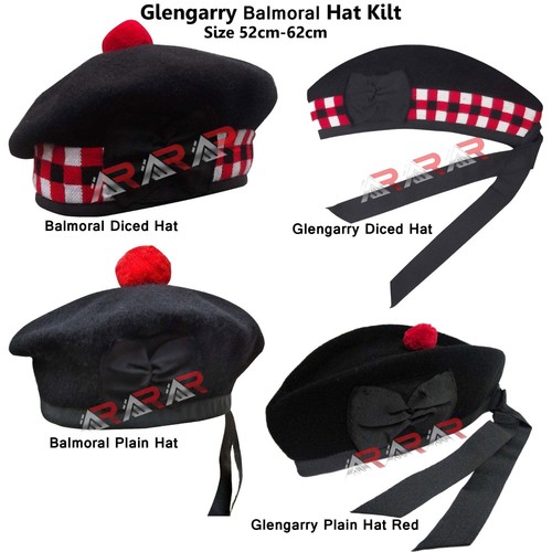 Men scottish glengarry kilt - glengarry,