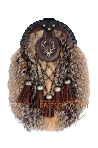 Scottish full dress brown fox - full,