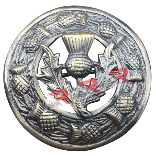 Scottish mens brooches thistle - mens,
