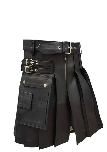 Men 100 cow leather pleated - 100%,