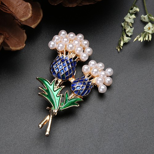 Enamel blue and green - green, diamante