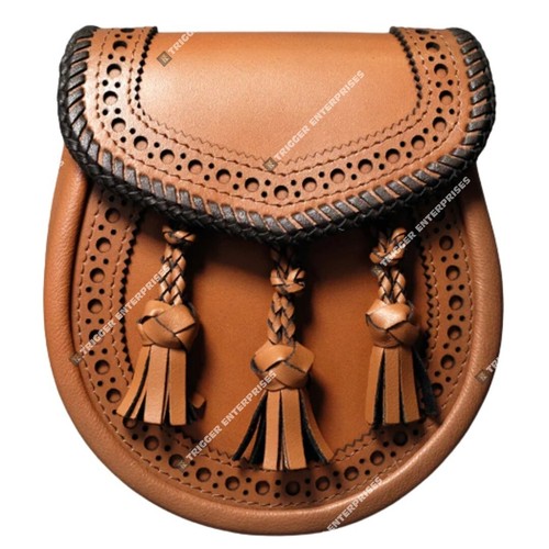 Handmade brogue style leather - brogue,
